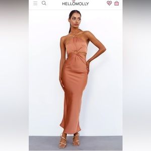Hello Molly - Found You Maxi Dress in Bronze